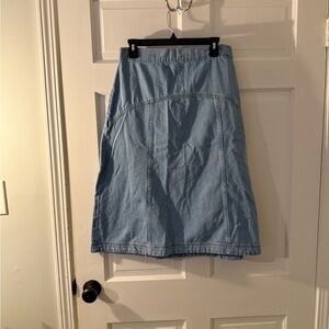 Old Navy Light Blue A-Line Skirt